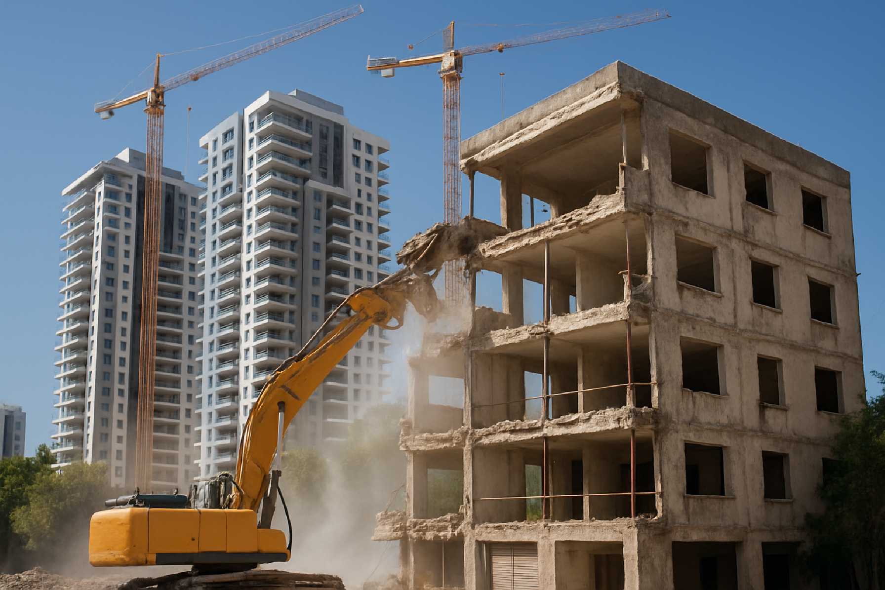 מה ההבדל בין פינוי בינוי לתמ״א 38 הריסה ובנייה
