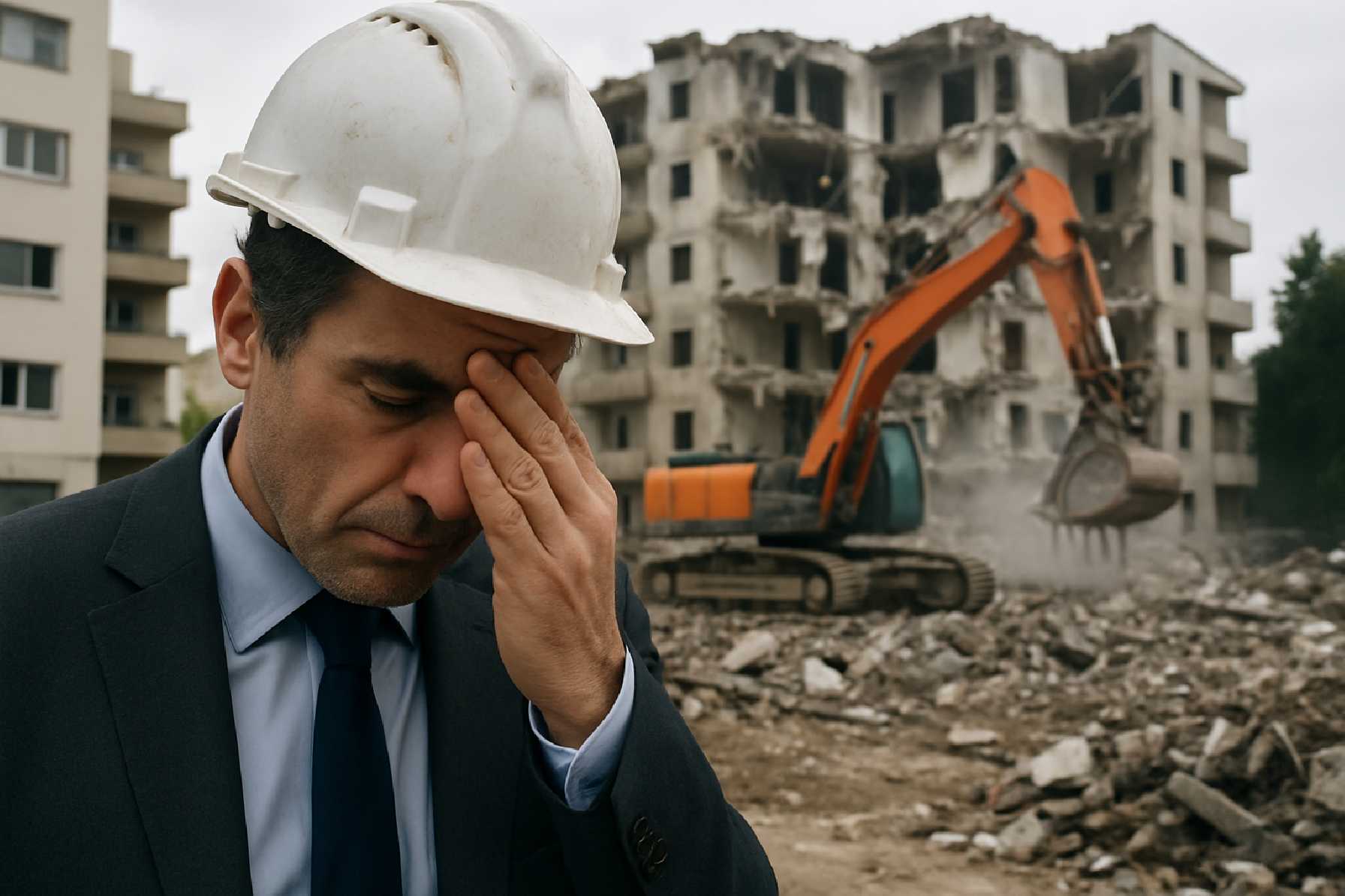 מה קורה אם יזם פינוי בינוי קורס